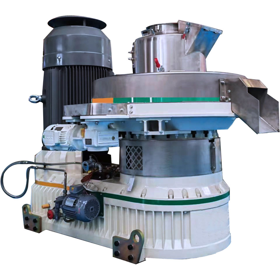 Vertical Ring Die Wood Pellet Mill with Bottom Discharge