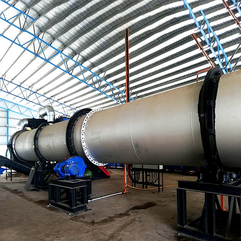 Rotary Drum Wood Sawdust Dryer Machine HGJ1900-20000 Industrial Biomass Drying System